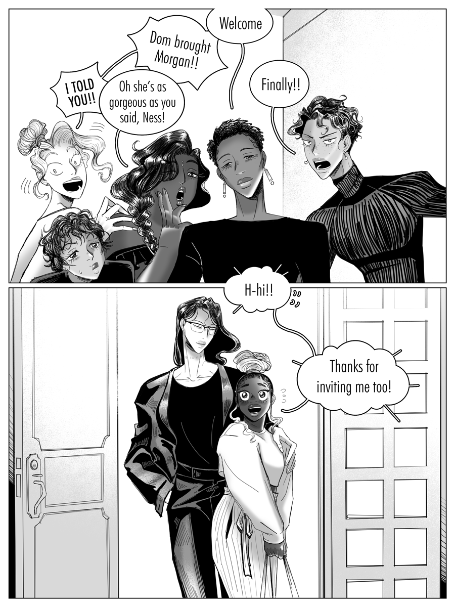 Latest Dom & Mor is out! Mor gets to hang out with all the models before Fashion Month begins webtoons.com/en/canvas/dom-…