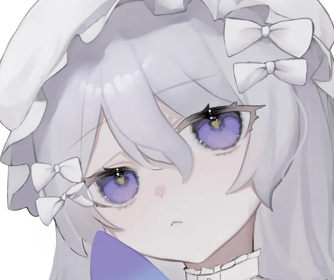 目の描き方に一生悩んでる 