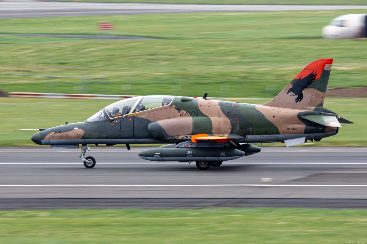 VUS11-14 flight of 4 RAVN hawks departing Prestwick for Reykjavik after a fuel stop 08/04/24. N503XX N504XX N508XX N511XX #Hawks #prestwick #aviationphotography #prestwickairport