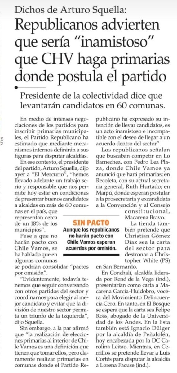 MjGaticaB's tweet photo. Hay veces que da la impresión que a @joseantoniokast le importa más acorralar a #ChileVamos que vencer a la izquierda.  Si queremos de verdad sacar a Chile del desorden tenemos que ser una sola coalición, a lo cual @PRChile se niega. https://t.co/JiRCra8GqC