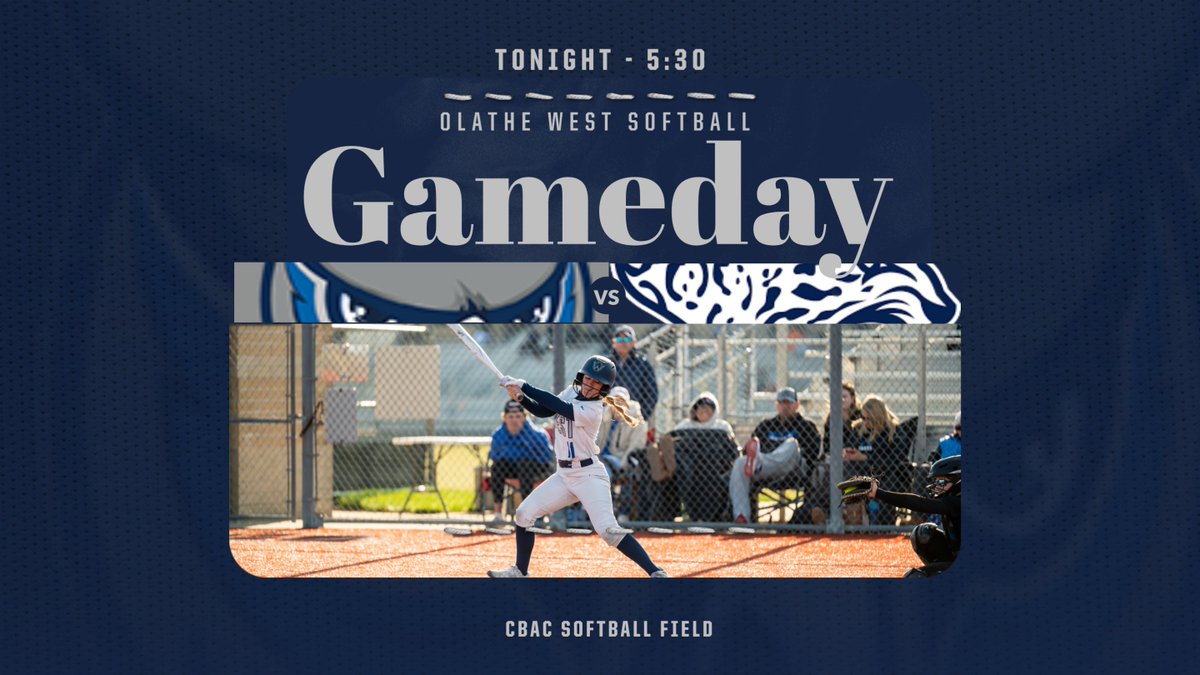 GAME DAY for OW Softball! @CoachC_OWLS host Mill valley in @SFLLeagueKS action tonight at CBAC. ⏰5:30 📍CBAC 🎟️$5 Students $7 Adults 📺nfhsnetwork.com