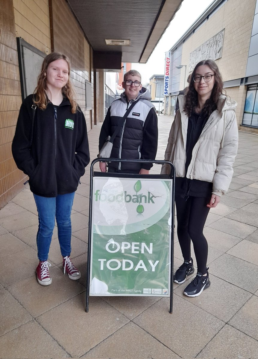 Thank you for having us Michael Roberts Charitable Trust. Youth Councillors enjoyed helping out at the community supermarket