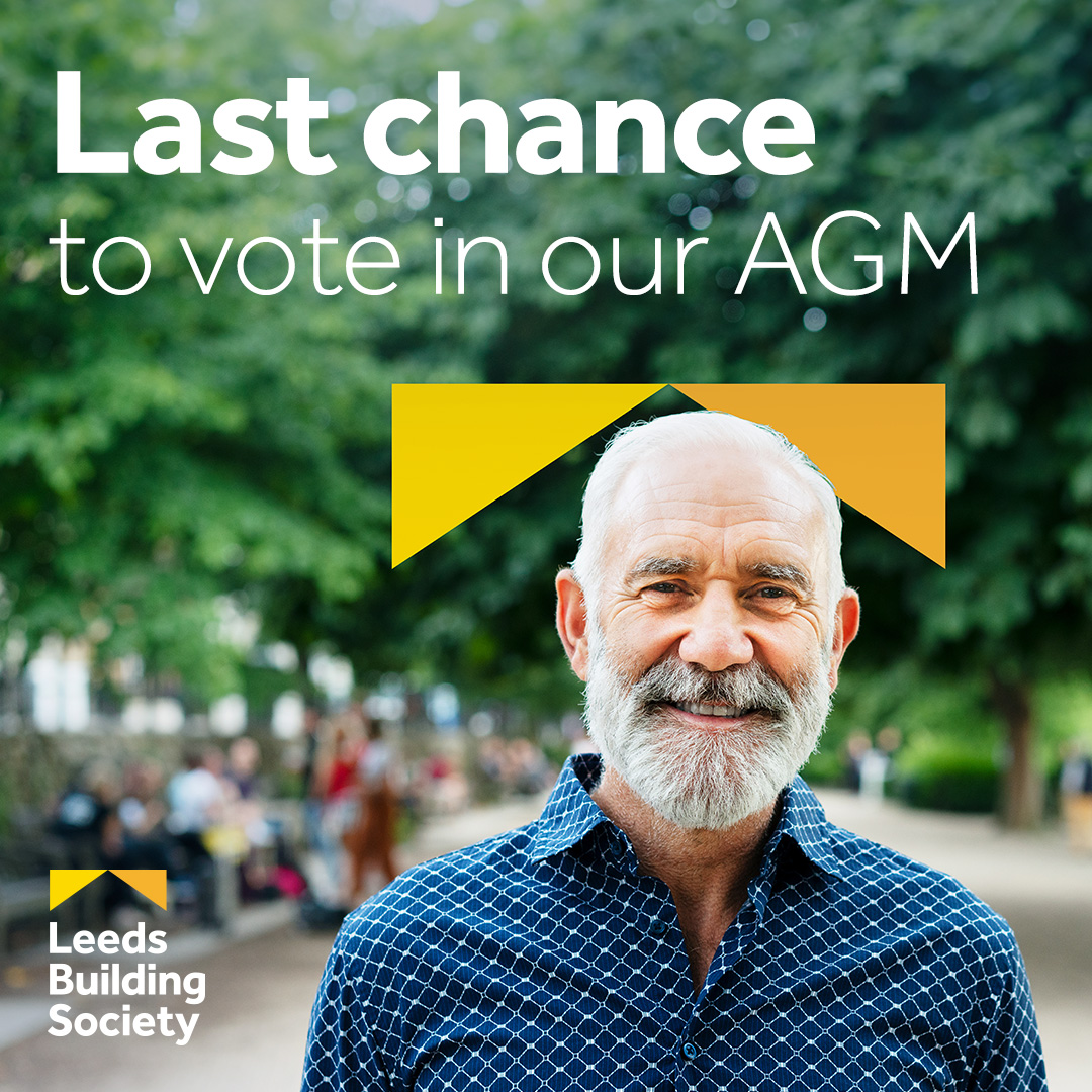 Time is running out to cast your vote for our Annual General Meeting ⏳ Voting is easy, and for every vote we're donating 25p to charity. This is your final chance to make your voice heard and help shape our future. Find voting details here: brnw.ch/21wIDRl