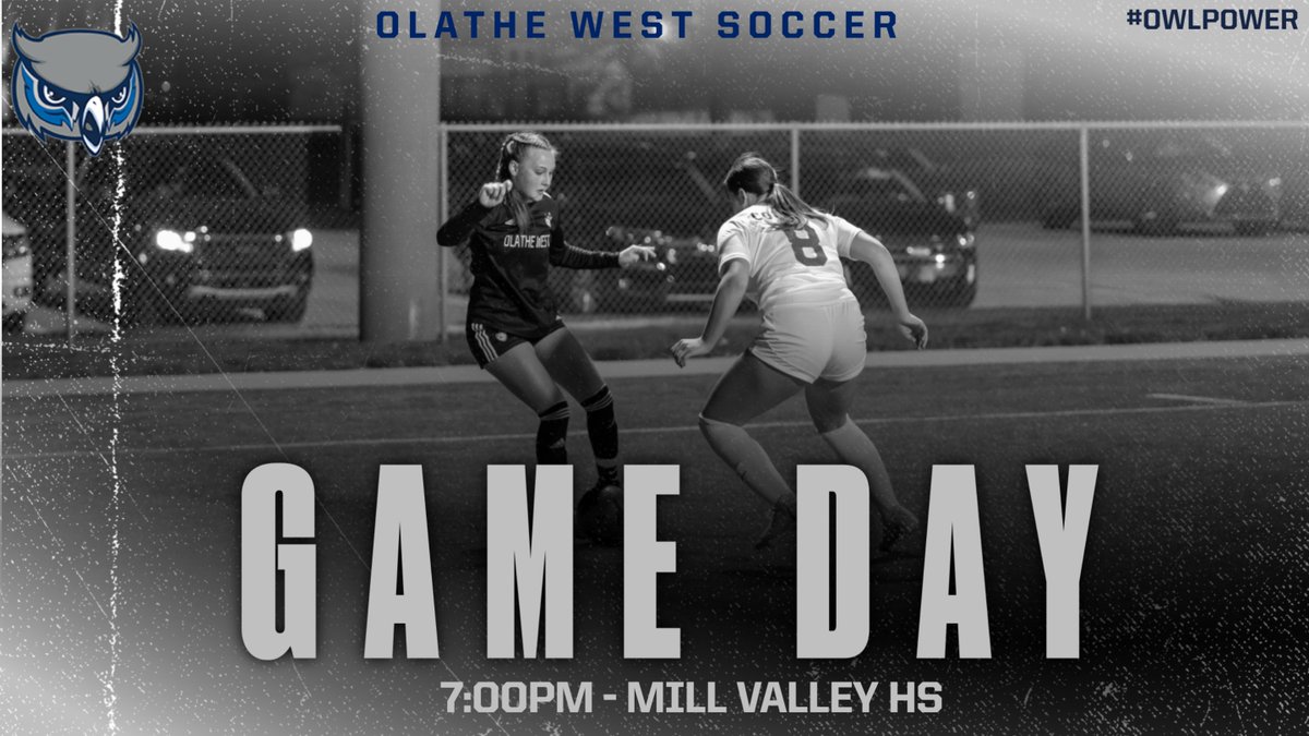 GAME DAY for OW Soccer! @MattTrumpp on the road tonight for a big @SFLLeagueKS match against Mill Valley. ⏰7:00pm 📍Mill Valley High School 🎟️$5 Students $7 Adults
