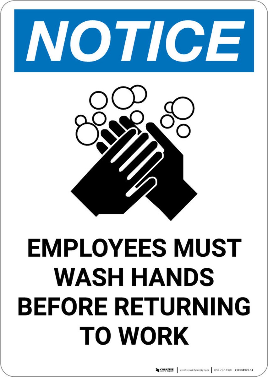 Do we really need signs like this in restaurant restrooms? What blithering idiots are they hiring??? Also: remember not to stare directly at the sun