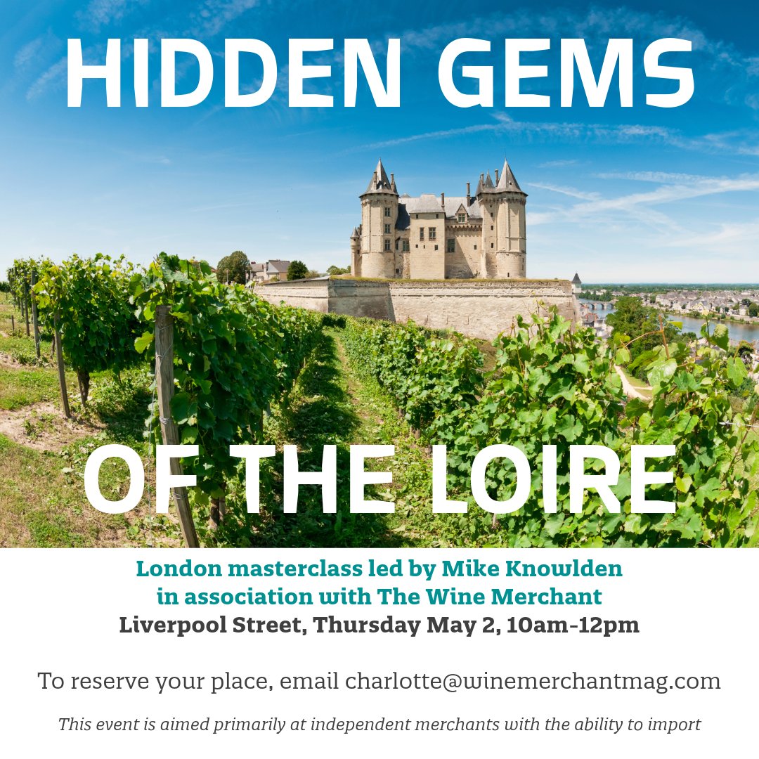 The Wine Merchant (@winemerchantmag) on Twitter photo Some superb Loire wines to be discovered at this event that we've been invited to get involved with.
If you're an indie, and looking to import some interesting wines from this endlessly fascinating region, email charlotte@winemerchantmag.com to reserve your place. Some superb Loire wines to be discovered at this event that we've been invited to get involved with.
If you're an indie, and looking to import some interesting wines from this endlessly fascinating region, email charlotte@winemerchantmag.com to reserve your place.