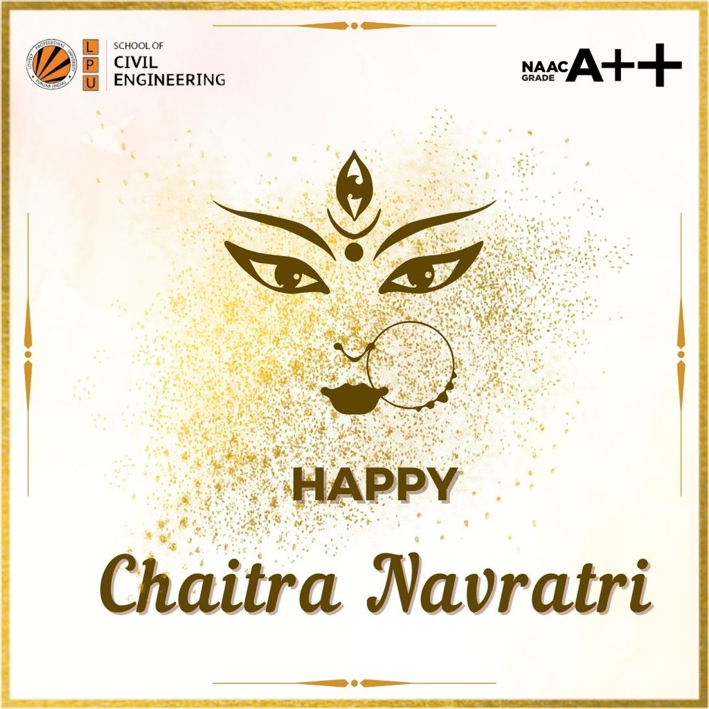 Embracing the divine energy of Chaitra Navratri – a time for renewal, reflection, and reverence.
#lpu #ProudVerto #NavratriFestival