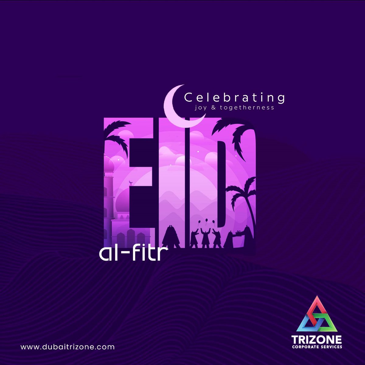 Eid Mubarak from Trizone!  Wishing you and your loved ones joy, prosperity, and blessings this Eid. As you celebrate, may your business endeavors thrive and your aspirations reach new heights. 

#EidMubarak #TrizoneConsultancy #DubaiBusines  #BlessingsAndProsperity'