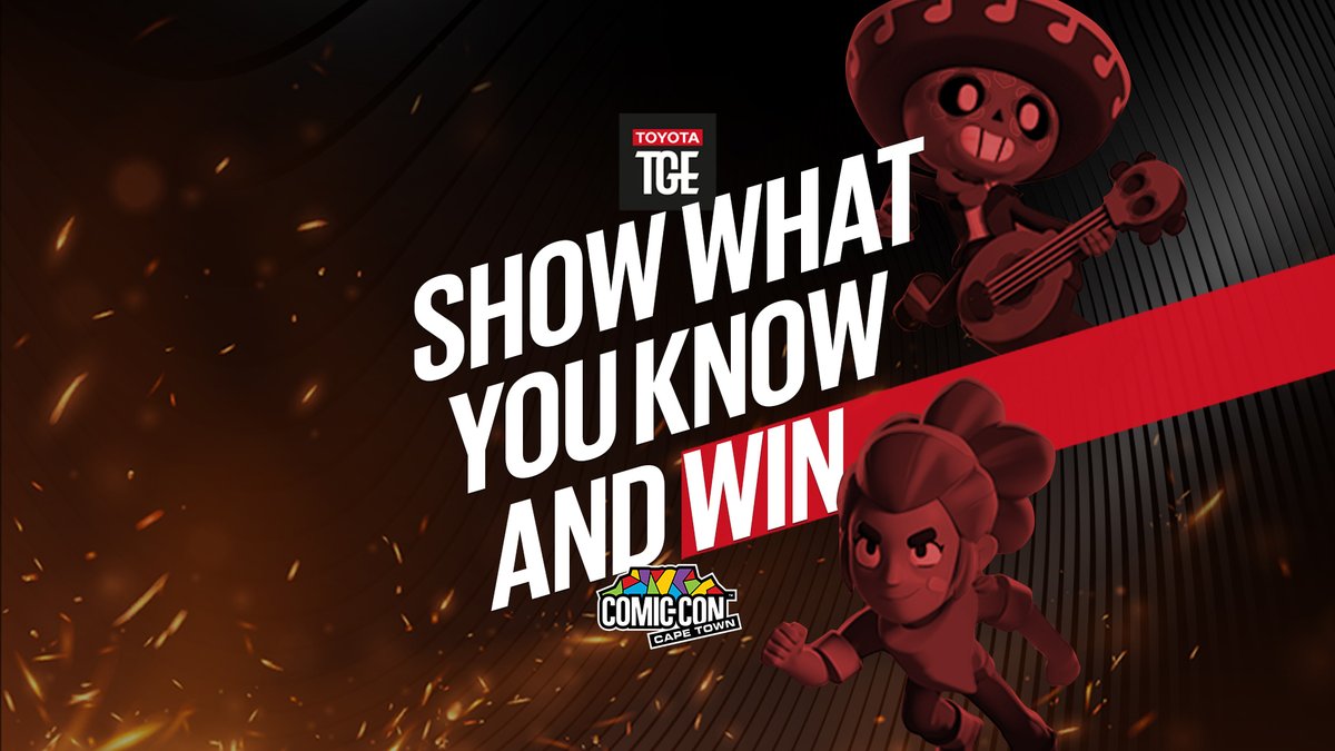 Is it true that an Average Brawler has 3 Common Pins, 2 Rare Pins, and 3 Epic Pins? 

Tell us and WIN @ComicConCPT tickets! Come play Brawl Stars at our stand to win a share of R2k in Takealot vouchers. 


#TTGE #ToyotaEsports #ComicConCapeTown #ForTheSportOfIt