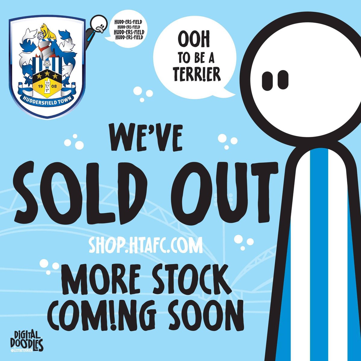 Can’t believe it! 🥰🥳 thank you to everyone who’s supported me in this process. More stock and a new range are confirmed for next week. #htafc #UTT