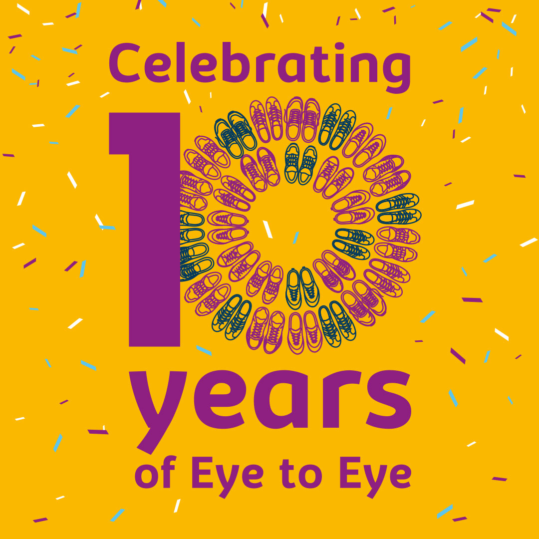 🎈Our annual fundraising walk celebrates its tenth anniversary on Sunday 23 June. 💥Over the years Eye to Eye has raised over £900,000 to support eye research and innovation. 👀Take on 1, 5 or 15 miles and give back to @Moorfields . Sign up here: brnw.ch/21wIDRx