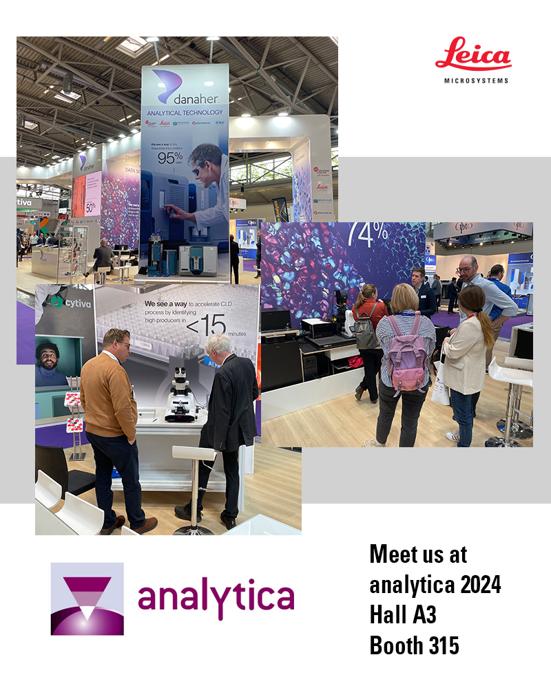 We look forward to meeting you in person at @analyticaFair 2024 in Munich! Visit us at the Danaher Life Sciences in Hall A3, Booth 315. Discover our latest solutions in microscopy and image analysis. lifesciences.danaher.com/us/en/events/a…
