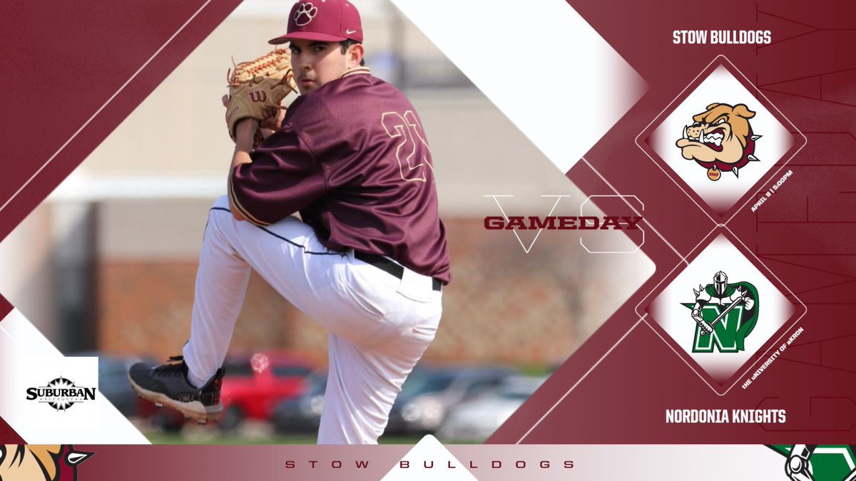 Stow Baseball (@stowbaseball) on Twitter photo We start <a href="/SuburbanLgOH/">Suburban League</a> action today vs <a href="/knight_baseball/">Nordonia Baseball</a> 5pm <a href="/ZipsBB/">Akron Zips Baseball</a> JV will play @ Nordonia We start <a href="/SuburbanLgOH/">Suburban League</a> action today vs <a href="/knight_baseball/">Nordonia Baseball</a> 5pm <a href="/ZipsBB/">Akron Zips Baseball</a> JV will play @ Nordonia