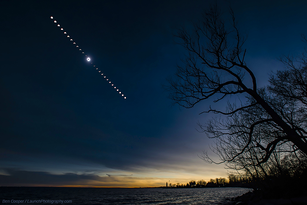 SUCCESS: Total Solar Eclipse 2024 from the shore of Lake Saint-Louis, Montreal, Quebec. This was my seventh total. Will share more later.