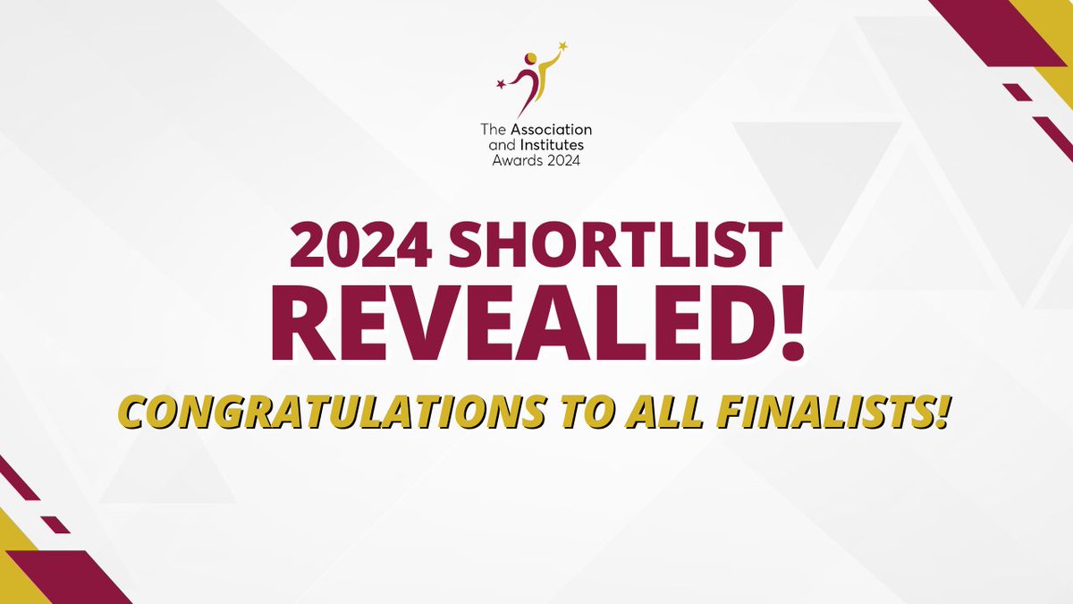 We are thrilled to announce the shortlist for the 2024 Association and Institute Awards! Congratulations to the finalists! Join us in celebrating these outstanding organisations!!

Click here: associationawards.ie

#AssociationAwards #AIA2024 #AssociationInstituteAwards