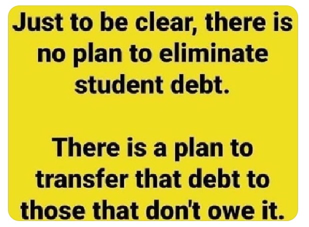 MikeKochanski's tweet photo. Pay your own damn loans deadbeats. https://t.co/FAaepLmHgr
