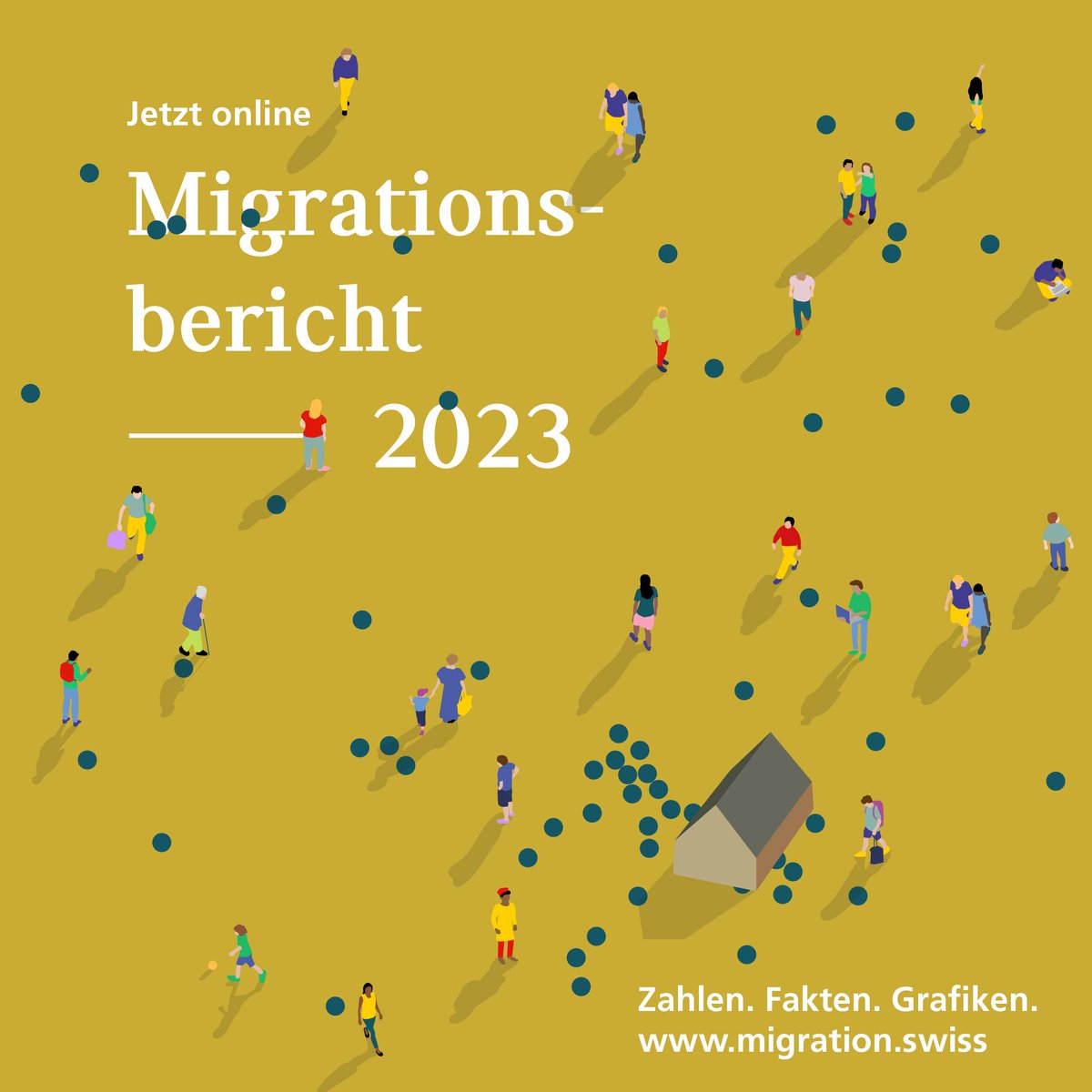 🆕Migrationsbericht 2023🆕
Mit umfangreichem Zahlenmaterial 🔢und attraktiver Datenvisualisierung 📊📈zeigen wir, was die Schweiz im Jahr 2023 hinsichtlich der Migration bewegte.
JETZT ONLINE UNTER: migration.swiss/de-CH