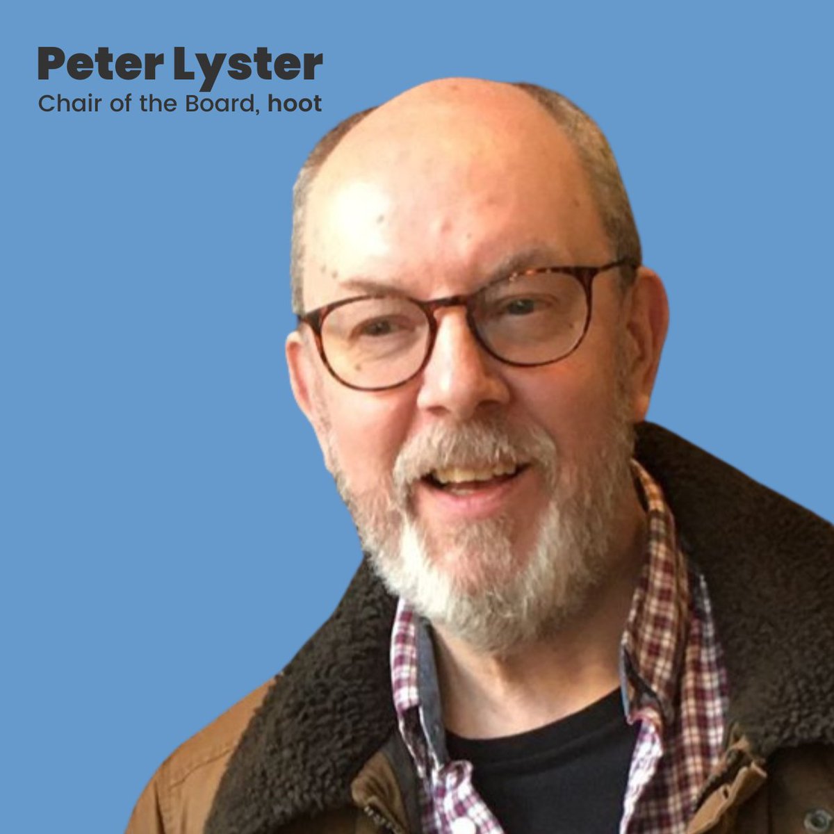 We are delighted to introduce Peter Lyster as our new Chair of the Board of Trustees at hoot creative arts 🥳 As Chair of the Board, Peter will play a pivotal role in hoot’s mission; helping people to discover how being creative makes us feel good 🪘🖌️🎶