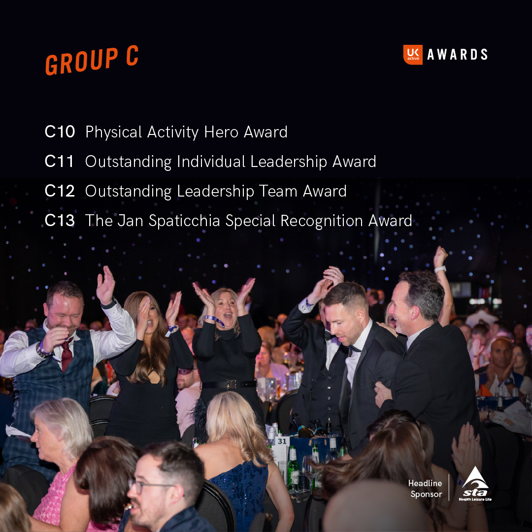 Want to have a sneak peak at the categories for the 2024 ukactive Awards?

Entries opening very soon!

#ukactiveAwards