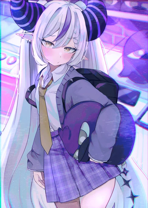 とってくれて.....さんきゅ #laplus_artdesu 