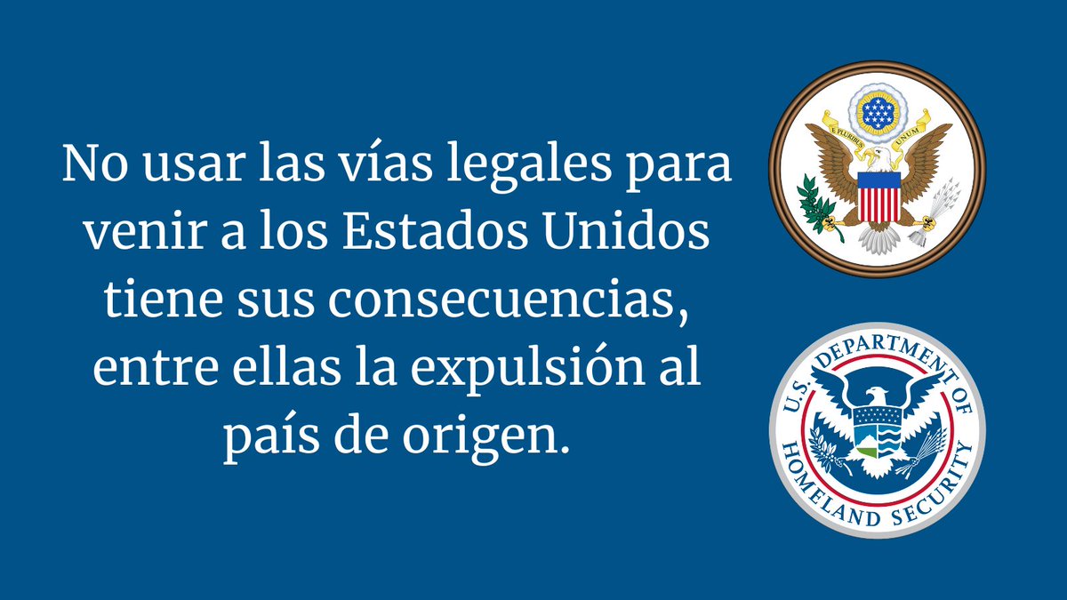 U.S. immigration laws have not changed. It is against the law to cross the border between ports of entry. Las leyes de inmigración de los Estados Unidos no han cambiado. Cruzar la frontera entre puertos de entrada va contra la ley.