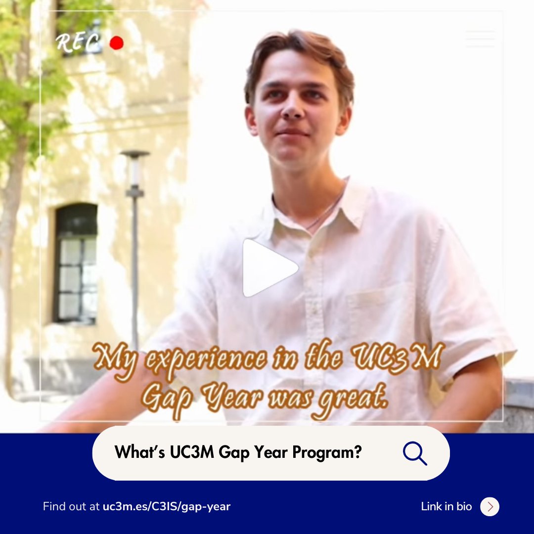 🌍 Madrid, la puerta de Europa, es tu destino con el programa Gap Year de la UC3M. Sumérgete en una ciudad vibrante mientras trabajas en tus habilidades de liderazgo, resiliencia y emprendimiento. #UC3MGapYear <a href="/uc3m/">UC3M</a> <a href="/UC3M_Business/">UC3M_Business</a> 

uc3m.es/C3IS/gap-year