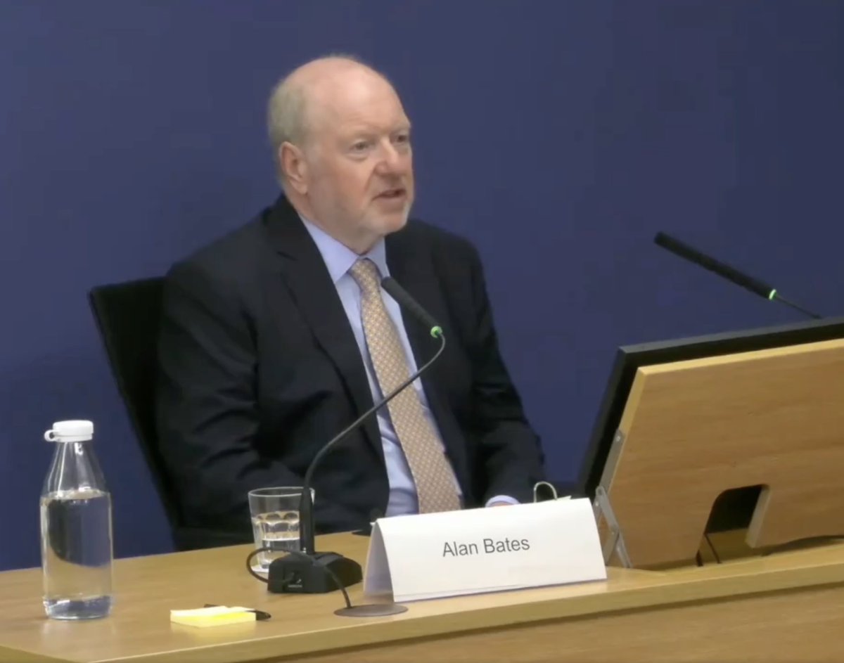 Alan Bates says the Post Office spent 23 years 'denying, lying, defending, and attempting to discredit and silence me'. More than 750,000 people have signed petitions about the scandal on @UKChange: change.org/m/the-post-off… #PostOfficeInquiry