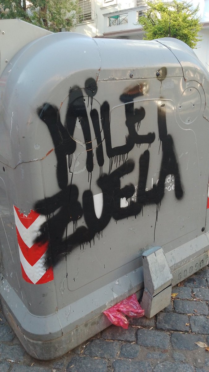 Los tachos de basura andan diciendo.