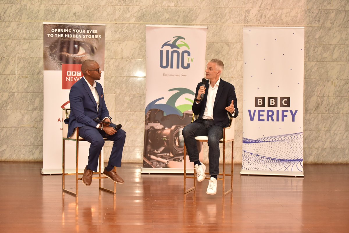 AI and Media Industry have a complicated relationship. There are so many ways that a journalist can optimally make use of AI without compromising on quality and ethics- Tim Davie, @BBC Director General #DiscourseatUoN #WeareUoN #journalism