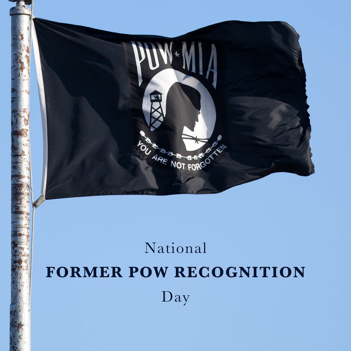 On this National Former POW Recognition Day, thank you to the courageous men and women who sacrificed their freedom as prisoners of war to defend our freedoms here at home.