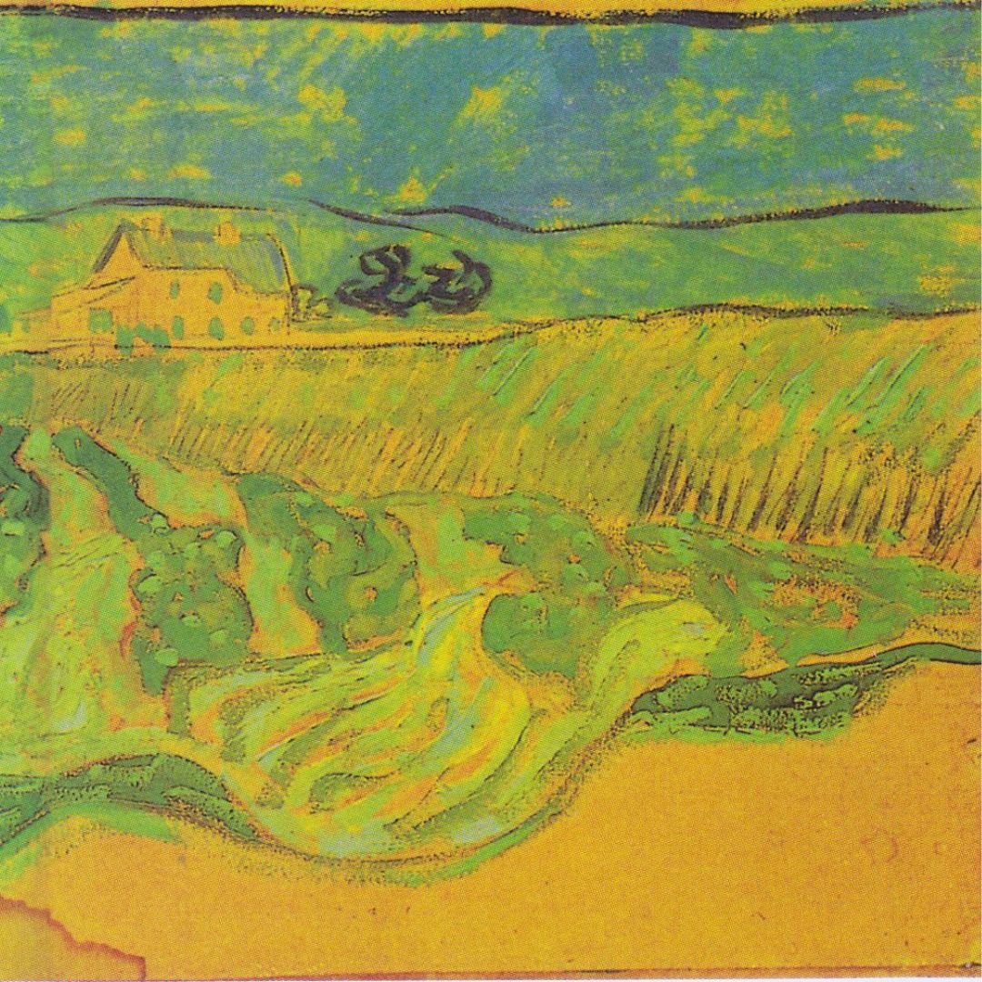 Summer sunshine, in shades of green and yellow. Just one of the many, many artworks you can see at Van Gogh: The Immersive Experience. #vangoghimmersiveyork #vangoghyork bit.ly/3Sejpxt