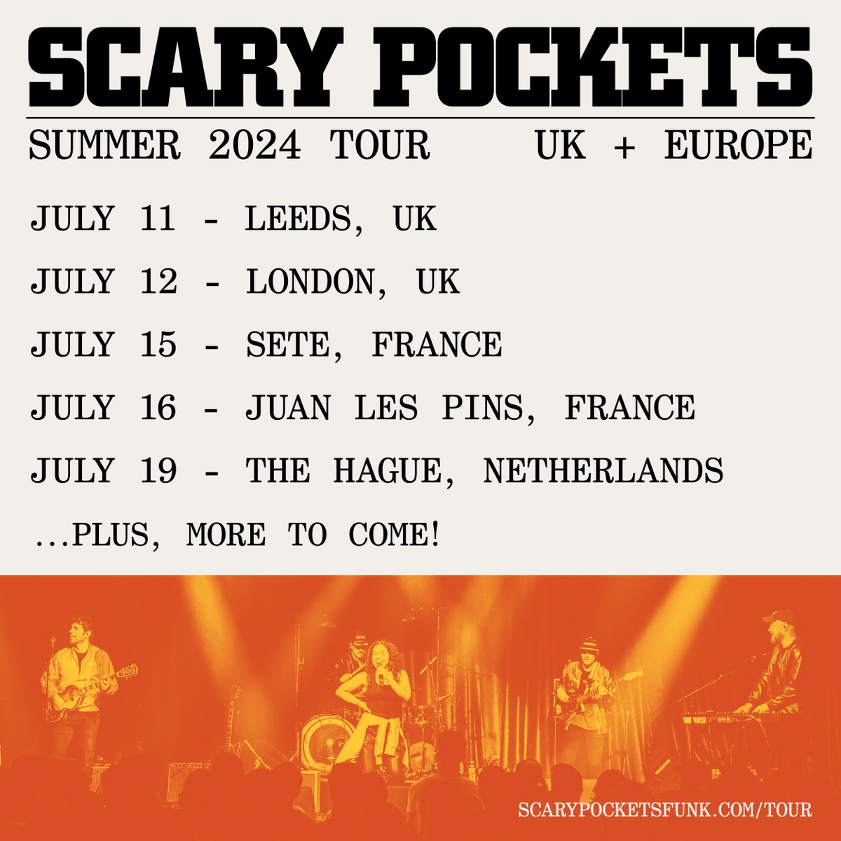 Europe, did you say 'come back?' Well SURPRISE - it's happening. We couldn't resist another European spin on the tour bus. Come hang in July for our LAST tour dates of 2024! Join our Patreon for pre-sale access to snag tix before they go on sale to the masses this Friday, 4/12.