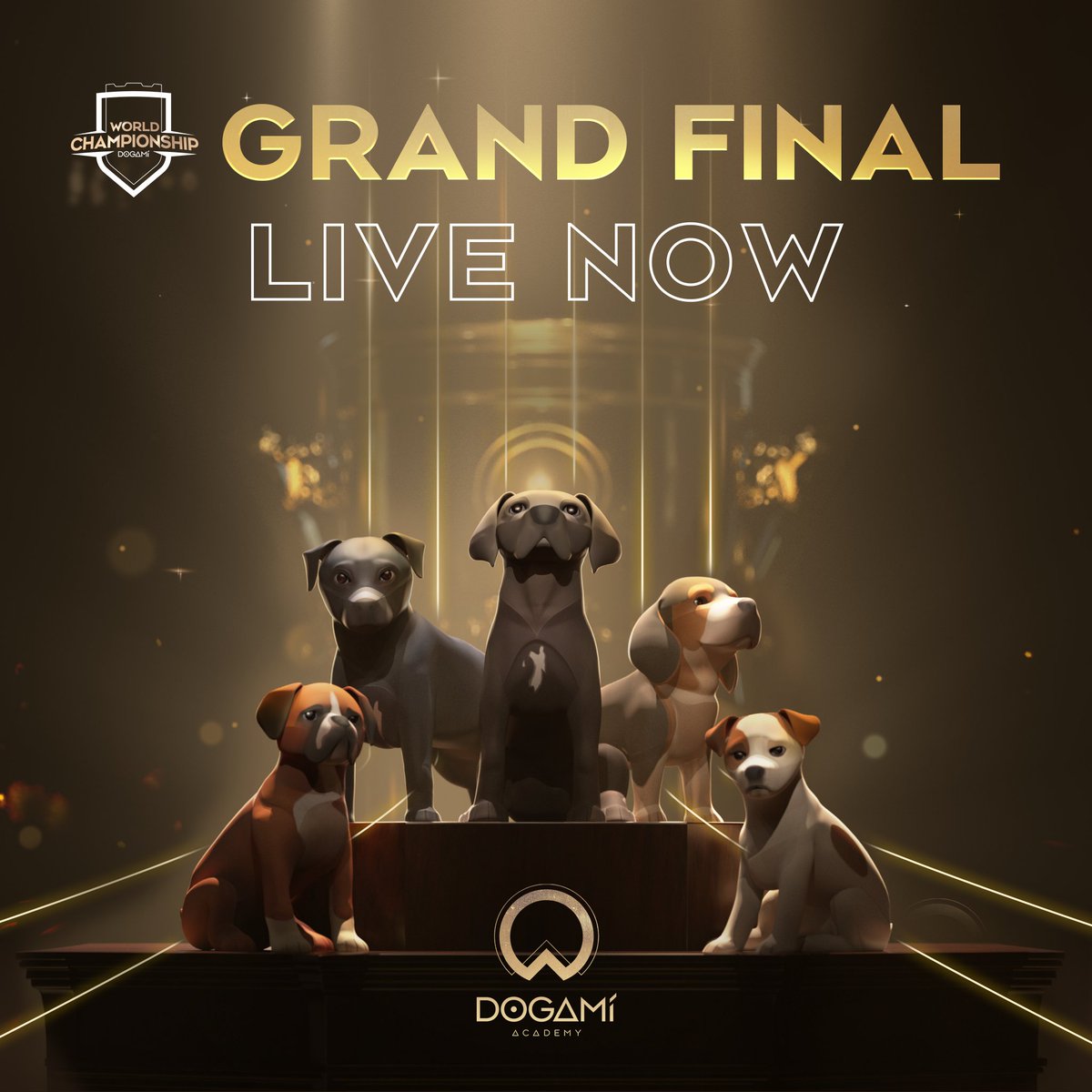 🏁 LAST RACE TO $50,000 🏁 THE DOGAMÍ WORLD CHAMPIONSHIP GRAND FINAL IS NOW LIVE! Train your Gamma dog, compete, and reach the top of the leaderboard! 👑 The Grand Final will end on the 16th of April at 2 PM CEST ⏳ Good luck Dogamers 🍀