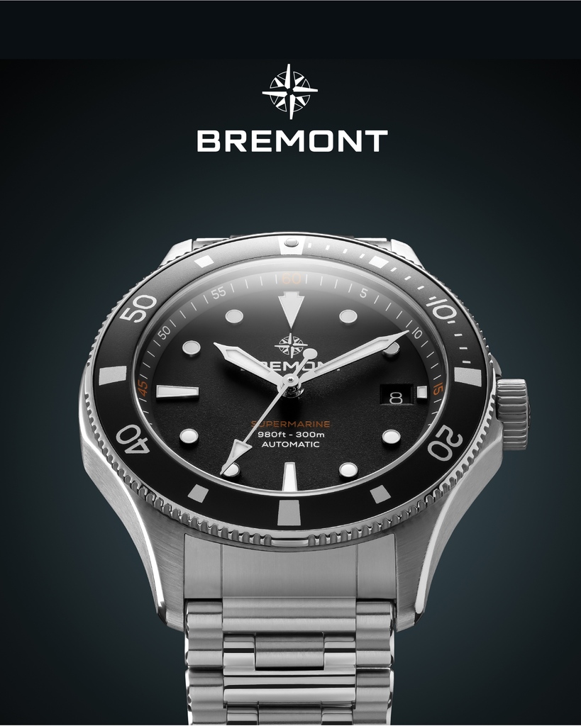 The Bremont Supermarine, Built to explore the oceans.
Bremont introduces a new Supermarine diving watch series, for life above and below the waves.

#BuilttoExplore #TakeitFurther #Bremont #BremontSupermarine #WatchesandWonders2024