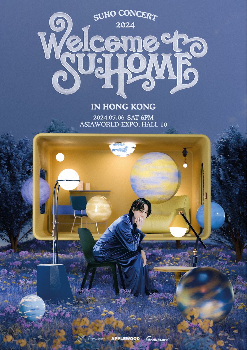 EXO-L, SUHO 要來了! 準備和他在 <SU:HOME>見面吧!🪐 請密切留意更多資訊!🤍 2024 SUHO CONCERT <SU:HOME> IN HONG KONG 📅 7月6日(六), 下午6點 🏡 亞洲國際博覽館 (10號展館) 🎫 稍後公佈 ----------------- EXO-L, SUHO is coming to you soon! Be ready to meet him in <SU:HOME>!🪐 Stay tuned…