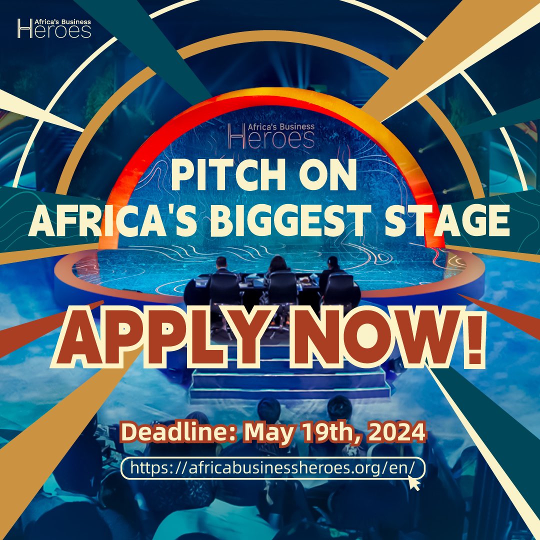 Calling all African entrepreneurs! The 2024 Africa's Business Heroes prize competition is here, seeking innovators with a 3-year track record of addressing local challenges and driving impact. Apply now! Go to africabusinessheroes.org and apply! #ABH2024 #Entrepreneurship…