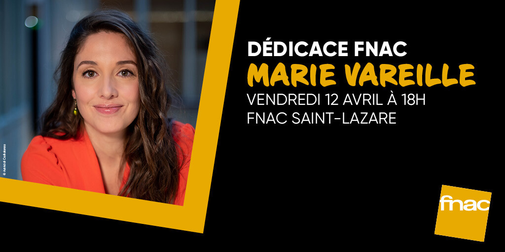 #RDVFnac | La Fnac Saint-Lazare a le plaisir de recevoir Marie Vareille en dédicace à l’occasion de la sortie de son nouveau roman « La dernière allumette », le vendredi 12 avril à 18h. 👉 shorturl.at/lOPR8