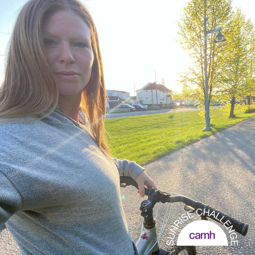 Why are you rising this year? For 2023 participant Stephanie, MacFarland the #CAMHSunriseChallenge is an opportunity to enjoy the rise of a new day and to inspire hope. Register today at ow.ly/HokL50R9ePR #NoOneLeftBehind