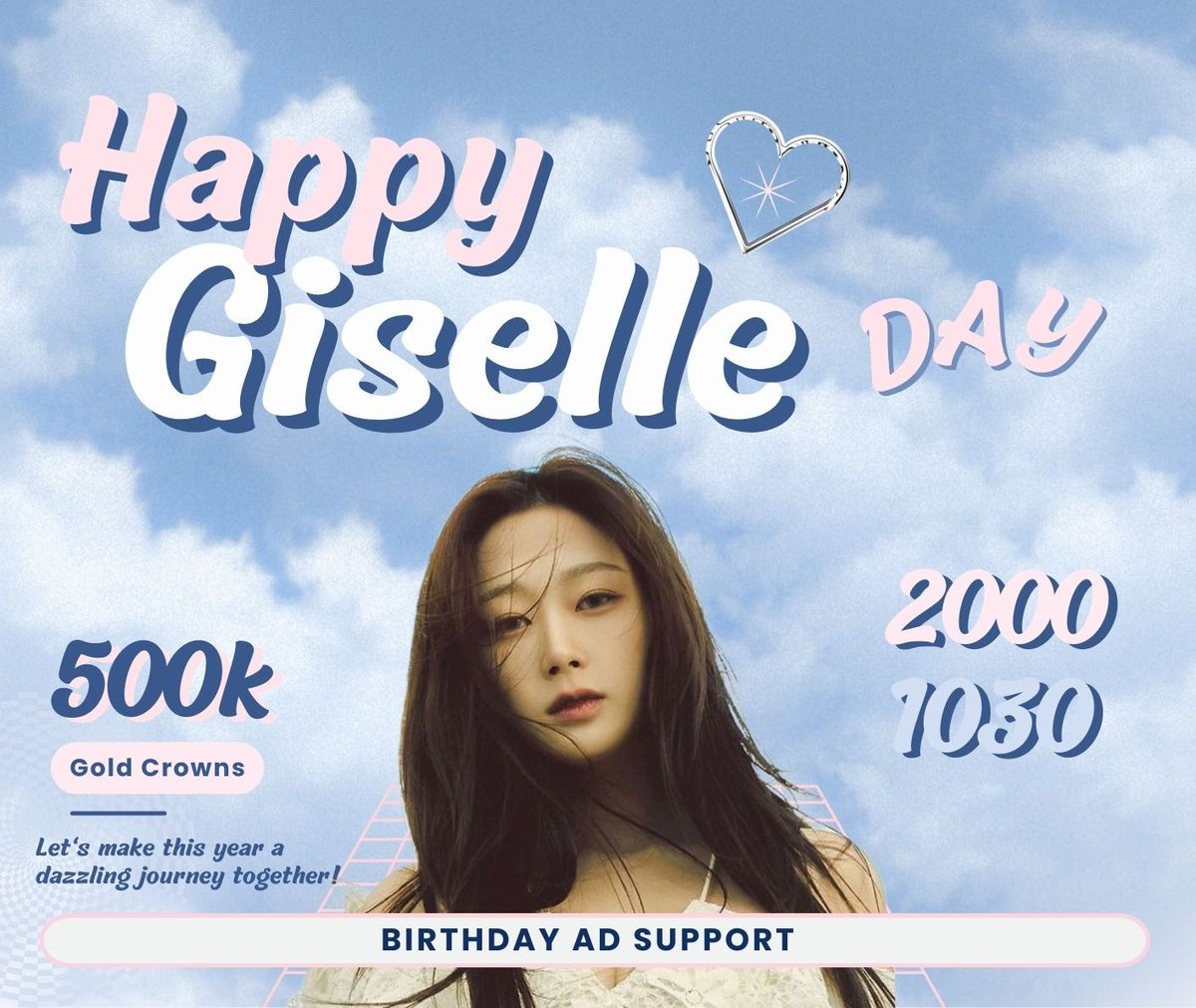 MYs and Aerishines! Support our birthday ad support for Giselle's birthday this year by donating gold crowns! Click the link for more info! 🔗: queeri.page.link/?link=https://… #GISELLE #지젤 #ジゼル #HEARTSFORGISELLE