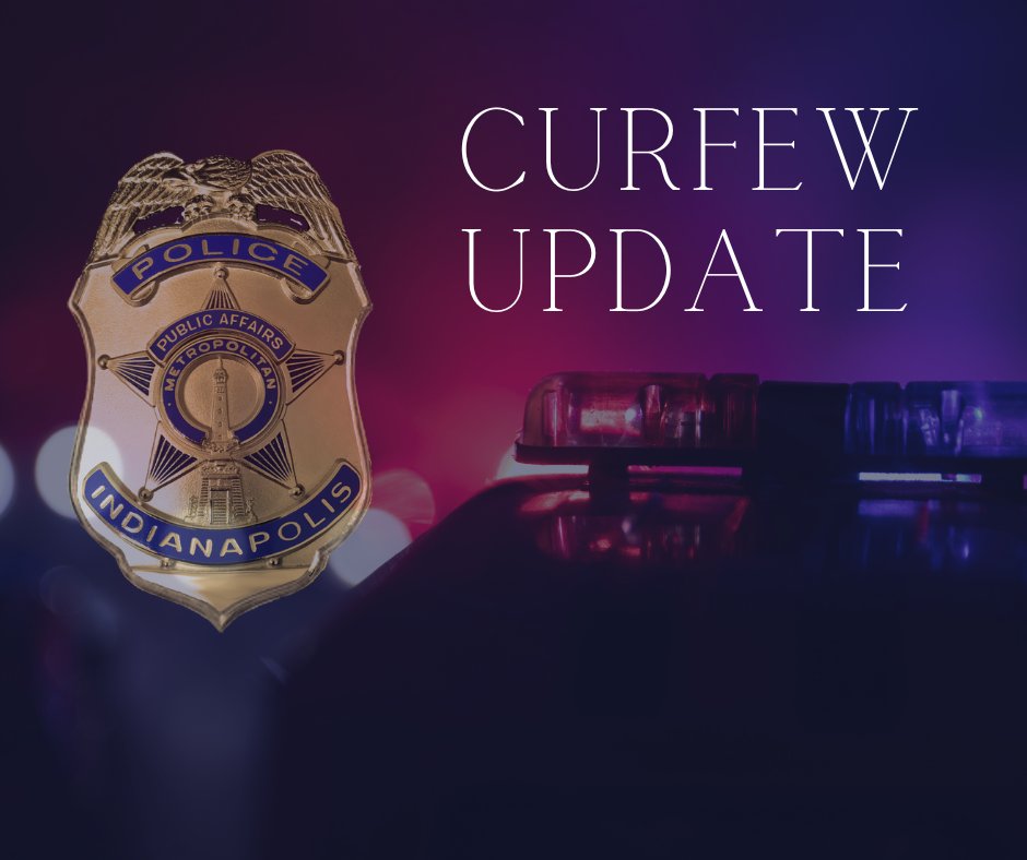 Over the weekend, IMPD did not encounter any juveniles out past curfew. We didn’t do it alone. It was because our community, youth and parents stepped up. Your proactive involvement played a vital role in ensuring the safety and security of our kids. Thank you.