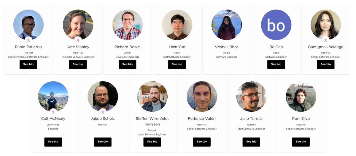 Strimzi (@strimziio) on Twitter photo The #StrimziCon2024 schedule is here! Awesome sessions with amazing speakers for you! Join us on May 22nd to learn more about Strimzi internals and how companies and the community are using Strimzi. Register for it ... it's virtual and it's free! strimzi.io/blog/2024/04/0… The #StrimziCon2024 schedule is here! Awesome sessions with amazing speakers for you! Join us on May 22nd to learn more about Strimzi internals and how companies and the community are using Strimzi. Register for it ... it's virtual and it's free! strimzi.io/blog/2024/04/0…