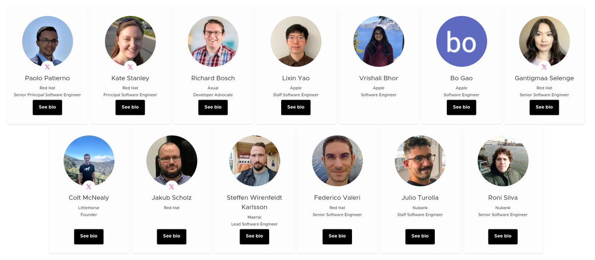 The #StrimziCon2024 schedule is here! Awesome sessions with amazing speakers for you! Join us on May 22nd to learn more about Strimzi internals and how companies and the community are using Strimzi. Register for it ... it's virtual and it's free! strimzi.io/blog/2024/04/0…