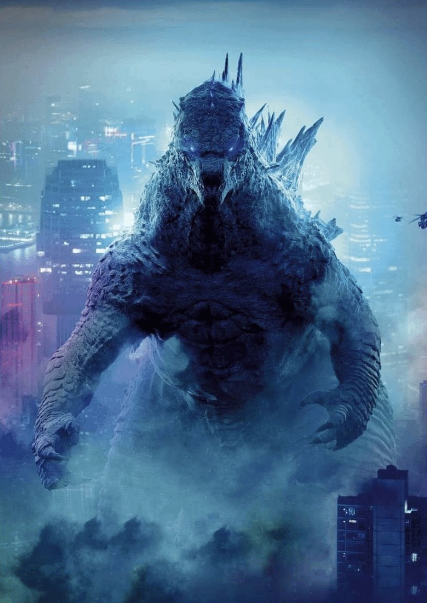 Quote something blue in your gallery Mine : #Godzilla 🩵 ☄️