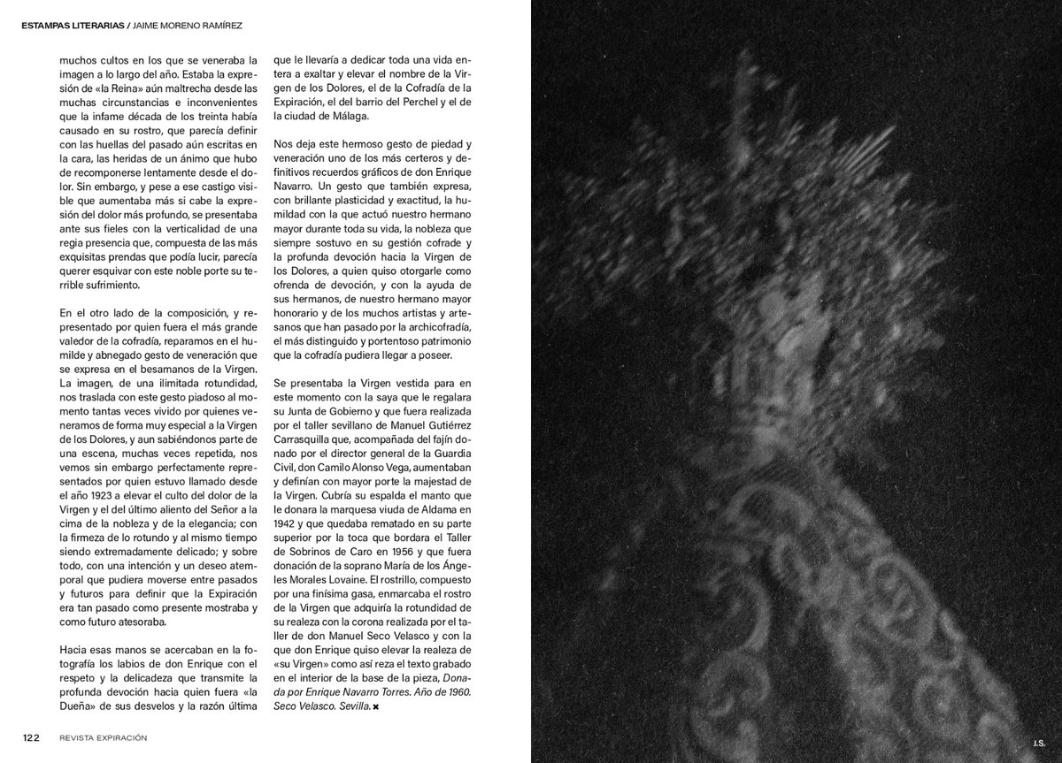 «La Reina de Ofir»

Jaime Moreno describe un hermoso acto de veneración de don Enrique Navarro hacia la Reina de su corazón.

📸 Estampas literarias, Revista de Cuaresma 2024

#CofradíasMLG