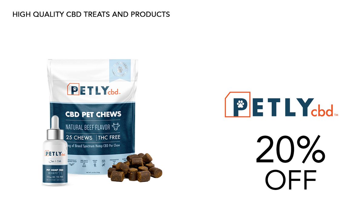 🐶🐱 Your furry friends deserve the best! Get 20% off CBD pet products from Petly with coupon code SOC20. Treat your pets while saving cash at buff.ly/4aLVwor #CBDforPets #SaveOnCannabis 🌿🐾