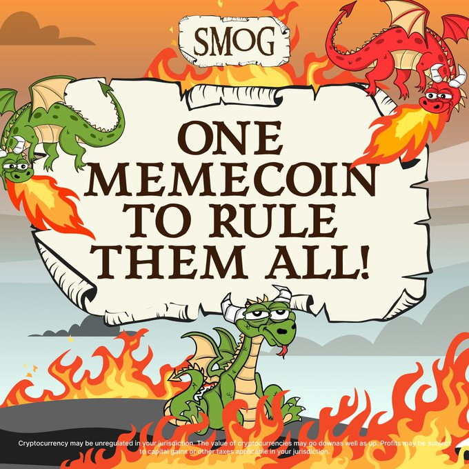 haloETH's tweet photo. Join the thriving @SMOGToken community! 

🌐With 136K+ cross-platform members and 118K+ holders, we're soaring with a market cap over $99.85M. Plus, we've conquered 9.1M quests! 🚀 

Don't miss out, grab your parachute and dive into the action: https://t.co/GY9qsngdGG 🔗 https://t.co/0BLroxLviE