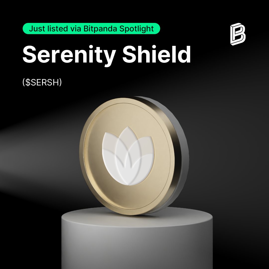 Here we go: $SERSH is live via #BitpandaSpotlight! @SerenityShield_ offers solutions for secure data storage and inheritance through their StrongBox app. Learn more: bitpanda.com/en/prices/sere… Are you a $BEST VIP and subscribed to #SERSH during the countdown? Nice, your giveaway…