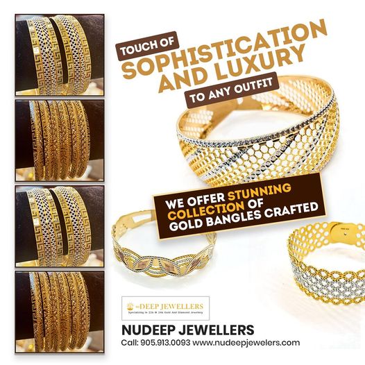 ✨Add a touch of elegance to style with these stunning gold bangles! ✨
Call now 905.913.0093
Visit Website: nudeepjewelers.com
#nudeepjewellers #goldjewelry #jewelryshopingta
#BramptonLuxury #goldbangles