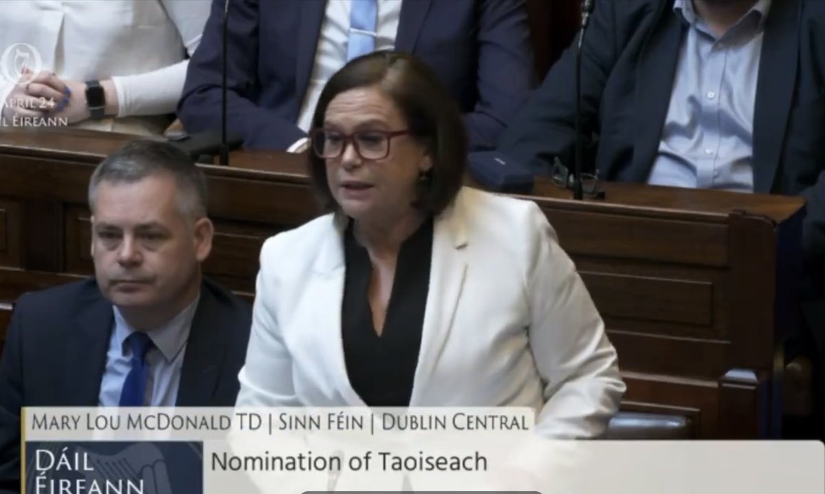 “A better future is possible.  A future where everyone can have a secure, affordable home. Where you can see a doctor quickly when you’re sick and access proper hospital care if you need it… This is the change that people want. The change we need.” @MaryLouMcDonald #Time4Change