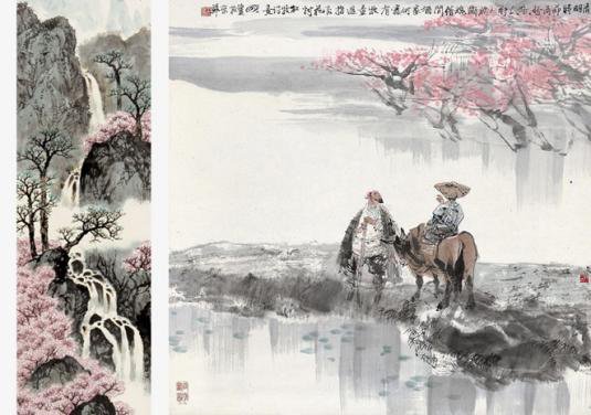 Qingming
By Du Mu
Translated by Xu Yuanchong
 
A drizzling rain falls like tears on the Mourning Day;
The mourner’s heart is going to break on his way.
Where can a wineshop be found to drown his sad hours?
A cowherd points to a cot’mid apricot flowers.